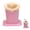 Pink, variant on SharkTRUE Plush Lined Eyeglasses Stand For Glasses PU Leather Reading Stand Organizer Case Protective Glasses For Desk Case