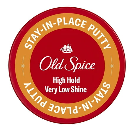 Old Spice Hair Styling Putty for Men, High Hold, Matte Finish, All Hair Types, 2.2 oz