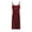 Wine Red, variant on FLMEI Women Slip Dress Women's Slip Dress Spaghetti Strap Dress,Slip for Women Under Dress