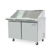 thumbnail image 6 of Norpole 7.6 cu. ft. Mega Top Sandwich/Salad Prep Commercial Freezerless Refrigerator in Stainless Steel in Stainless Steel, 6 of 7