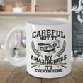 thumbnail image 3 of Careful Not To Trip Over Coffee & Tea Gift Mug, Funny Office Gifts and Products for Men & Women, Best Birthday Gag Presents for Best Friend, Boyfriend, Mom, Him or Her, Men & Women Coworker and Boss, 3 of 4