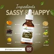 احضرها يا حبيبي! مستخلص سائل، Immune Boost Plus، البلسان، إشنسا، أشواغاندا، الريحان المقدس -2oz | Herbal Goodness