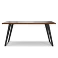 thumbnail image 4 of Simpli Home Lowry 66 inch x 40 inch Rectangle Modern Industrial Dining Table in Walnut Veneer, 4 of 11