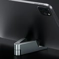 thumbnail image 6 of Ergonomic Aluminum Phone Stand Adjustable Angle Antislip Base Desktop Phone Holder for 4-12Inch Mobile Screens, 6 of 10