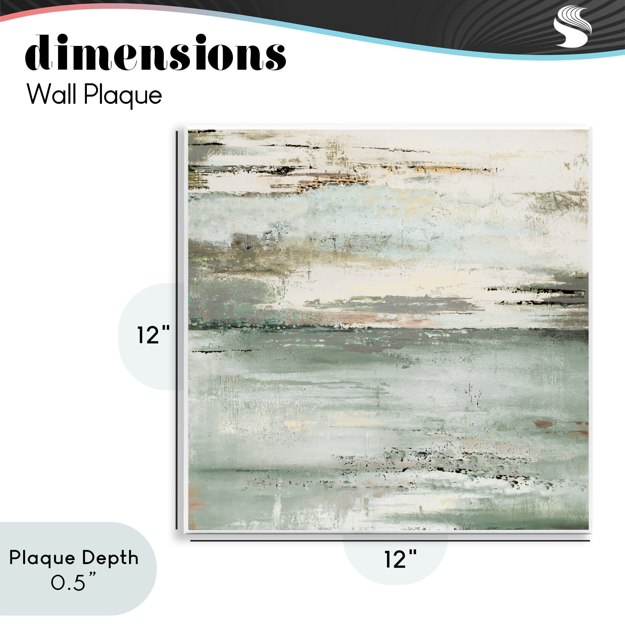 Stupell Industries The Seafoam Ones Abstract Wall Plaque Art, design by Patricia Pinto