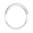 thumbnail image 2 of 1/4 Carat Round Diamond Ladies Wedding Band Ring in 10K White Gold (Ring Size 5.5) (I1-I2 Clarity), 2 of 5