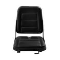 thumbnail image 3 of DENEST Universal Lawn Mower Tractor Forklift Seat w/Backrest Slidable Waterproof Black, 3 of 12