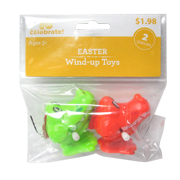 Way To Celebrate Easter 2 Wind-up Toys(red Green)
