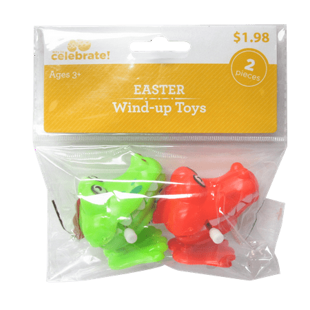 Way To Celebrate Easter 2 Wind-up Toys(red Green)