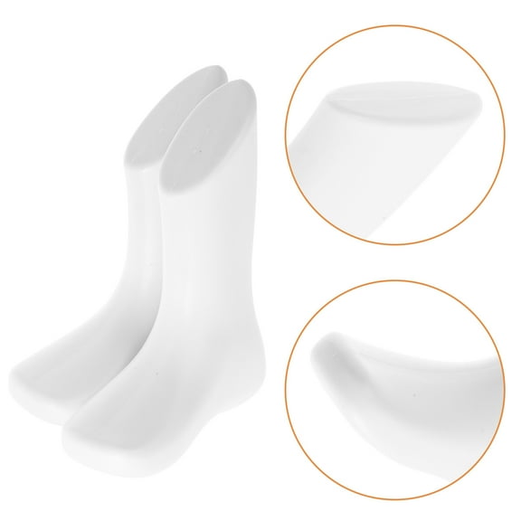 GOOHOCHY 1 Pair Of Mannequin Feet For Socks Baby Foot Model Toddler Foot Mannequin For Display Socks Infant Sock Display Foot Plastic Feet For Shoes