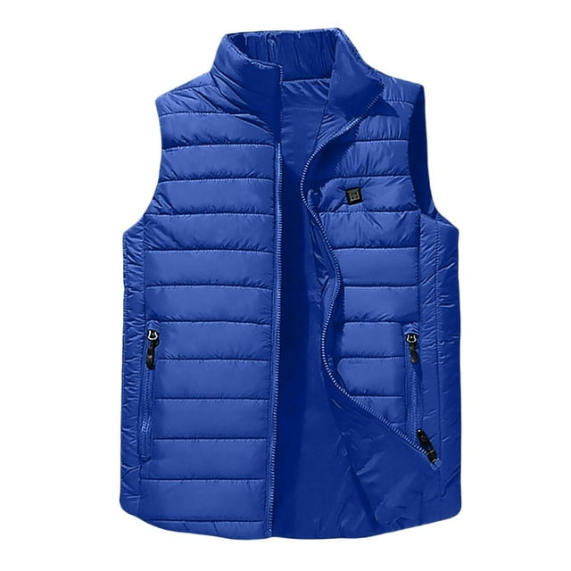 Birdeem Children's Winter Jacket, Solid Color, Intelligent Constant Temperature, Hooded, Sleeveless, Casual, Keep Warm