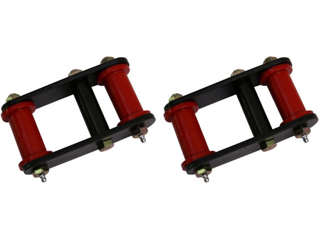 Rugged Ridge 18265.02 Suspension Leaf Spring Shackle Kit, Greaseable; 55-75 Jeep CJ