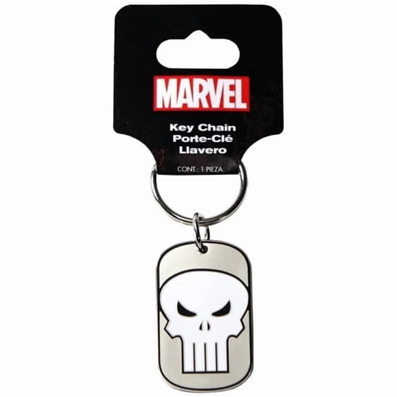 Marvel Punisher Dog Tag Key Chain