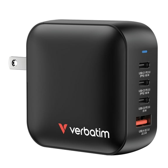 Verbatim Mini GaN Charger 100W 4 Port