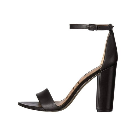 sam edelman black strap heels
