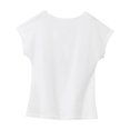 thumbnail image 3 of Camiseta de mujer suave básica para vacaciones, desplazamientos, oficina, compras, trabajo SG, 3 of 7