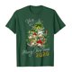 thumbnail image 1 of Camisas de Navidad Para Mujer, Manga Corta, Casual, Copo de Nieve de Papá Noel, Divertidas Camisetas Con Estampado Odeerbi ODB205444, 1 of 8
