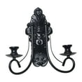 thumbnail image 4 of CarpNettore Metal Candle Sconces Candelabra Art Hanging Decorative Rustic Candle Holders for Black, 4 of 9