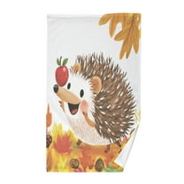 Happy Hedgehog Single Pack 100% Cotton Bath Towel (16'' x 28'') Soft, Highly Absorbent, Ideal for Bathroom, Gym, Beach