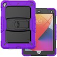 thumbnail image 4 of Allytechgroup iPad 6th 5th Gen Case with Screen Protector, Heavy Duty Shockproof Rugged Shoulder Strap Kickstand All-Round Protection Kids Friendly Tablet Case Cover for Apple iPad 9.7" 2018/2017, 4 of 8