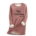 thumbnail image 1 of Birdeem sous-Vêtements d'Hiver Décontractés pour Femmes, Mode en Peluche Chaude, Manches Longues, Col Rond, 1 of 12
