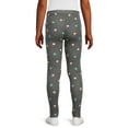 thumbnail image 3 of Wonder Nation Girls Kid Tough Leggings, 3-Pack, Sizes 4-18 & Plus, 3 of 5