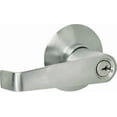 thumbnail image 4 of Schlage F80CSSK V ELA 626 Elan Light Commercial Keyed Storeroom Lever, Satin Chrome, 4 of 6