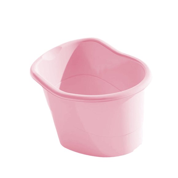 Lipstore Bath Tub with Seat Kids Bath Bucket 7-10 Years Old Reinforced Structure Non Slip Base Comfortable Sitting up Children Bathtub pink