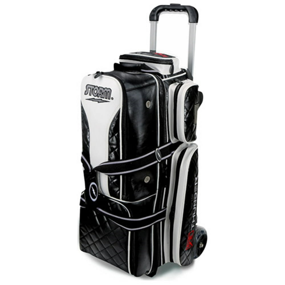 storm 3 ball rolling thunder signature series bowling bag black
