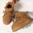 thumbnail image 6 of Dakaela Snow Boots for Women Platform Lace up Short Ankle Booties Round Toe Outdoor Walking Winter Shoes, 6 of 8
