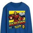 thumbnail image 3 of Marvel Iron Man - 8 Bit Pixelated - Men's Long Sleeve Graphic T-Shirt, 3 of 5