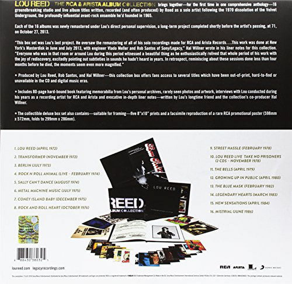 Lou Reed - The RCA & Arista Albums Collection - CD - Walmart.com