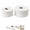 D, variant on 2 Pack Round Cotton Rope Storage Baskets with Lids, Cream Woven Organizer Bins with Pull Handles for Bathroom, Bedroom, Nursery, Shelf and Home Decor
