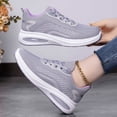 thumbnail image 6 of YOUYEDIAN Womens Orthopedic Shoes Arch Support Slip on Non Slip Work Shoes Wide Width Knitted Mesh Stretch Walking Shoes Comfort 2026 Orthopedic Shoes (Gray), 6 of 7