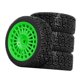thumbnail image 5 of 4 piezas de neumáticos negros de 12 mm, hexagonales, profesionales, resistentes, de fácil instalación, para modificación de repuesto para XV02 para Verde, 5 of 8