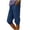 *Blue, variant on VBVC Women's Denim-Look Capri Pants,Summer Pull-On Trousers For Women,Ladies Lightweight Breathable Joggers with Pockets,Black,S-2XL