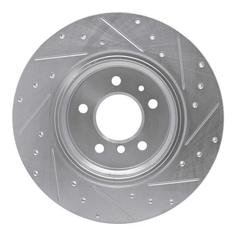 Dynamic Friction Company 631-31030L DFC Brake Rotor - Drilled And Slotted - Silver