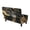 Black Gold Marble, variant on FOR U DESIGNS Camo Hunting Leaf Print Flip-Top Ottoman Cover Stretch Washable Footrest Storage Stool Slipcover with Elastic Bottom, Soft Non-Slip Bench Protector for Bedroom