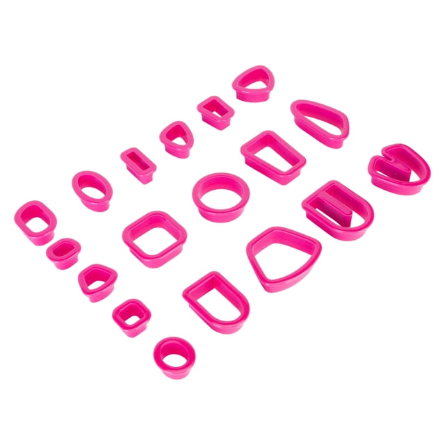 Clay Cutters Set Rings Accessories Circle Earrings Cards Clay