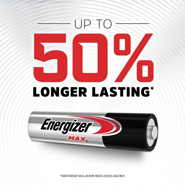 Energizer MAX AAA Alkaline Batteries, 8 Pack - Walmart.com