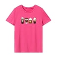 thumbnail image 1 of Camiseta de manga corta jinwen para mujer con cuello redondo L, 1 of 7