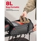 thumbnail image 3 of Bolsa trasera para bicicleta KEMIMOTO, PVC, 8 L, resistente al agua, negra, 3 of 7