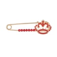 thumbnail image 1 of Elegant Crystal Brooch Pin For Blouse Scarf Shawl Fashion Jewelry Accessory For Women Gold Silver Rhinestone Decorative Clip, 1 of 5