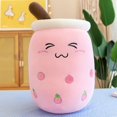 thumbnail image 1 of Simulation fruit milk tea cup pillow plush toy large bubble tea Doll Doll Gift   DMH, 1 of 7