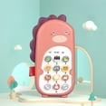 thumbnail image 3 of Teléfono celular musical Juguetes Educativos Interactivos Para Teléfonos Celulares Para Bebés Mayores De 18 Meses Niños Niñas Rosa Rosa Fanmusic Teléfono celular musical, 3 of 6