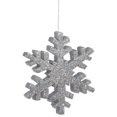 thumbnail image 1 of Vickerman 36 Pouces Flocon de Neige Pailleté Argent Ornement de Noël, 1 of 2