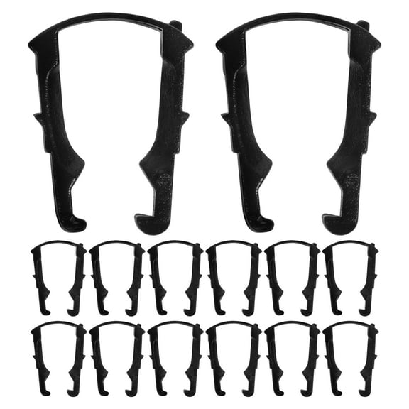 100 Pcs Plastic Fuel Line Connector Clamps Clips Automotive Joints Fitting