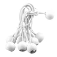 thumbnail image 2 of hirigin 10/20/50 Pack Ball Bungee Cords, Bungee Canopy Cords, Heavy Duty White Stretch Rope with Ball Ties for Canopies, Tarps, and More, 2 of 9