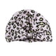 thumbnail image 3 of Gorros de baño para ducha, estampado de flores, impermeable, reutilizable, cubierta con dobladillo elástico, gorro de baño, gorro rizado, Juegos de accesorios de baño Estampado de leopardo rosa Bearachild HA062078-09B, 3 of 6