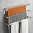 thumbnail image 1 of Toallero, toallero de acero inoxidable 304, estante de 3 varillas, toallero de baño montado en la pared de 40 cm, toalleros para baño, cocina, inodoro, 1 of 5